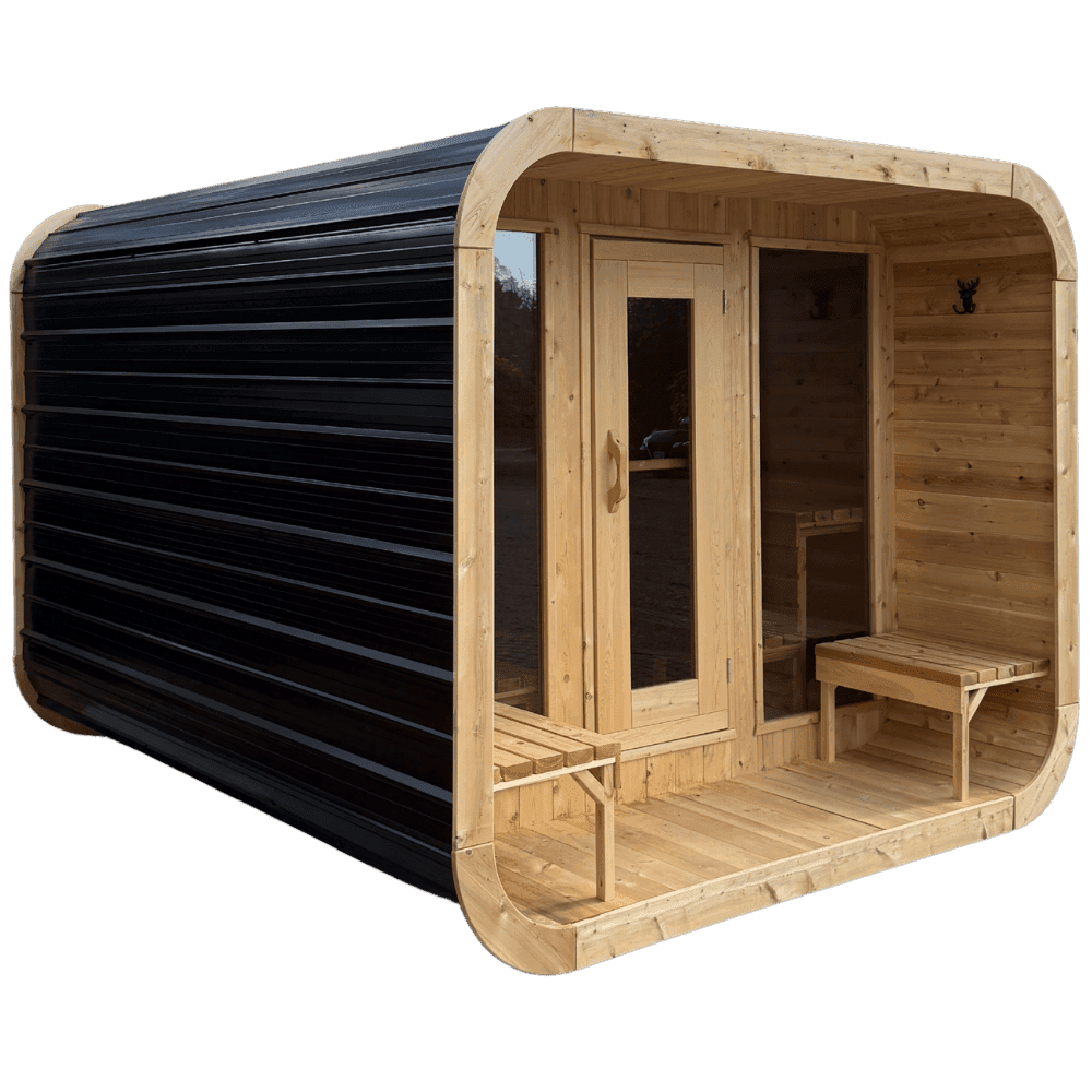 Sauna Central Luna 8×10 + Porch
