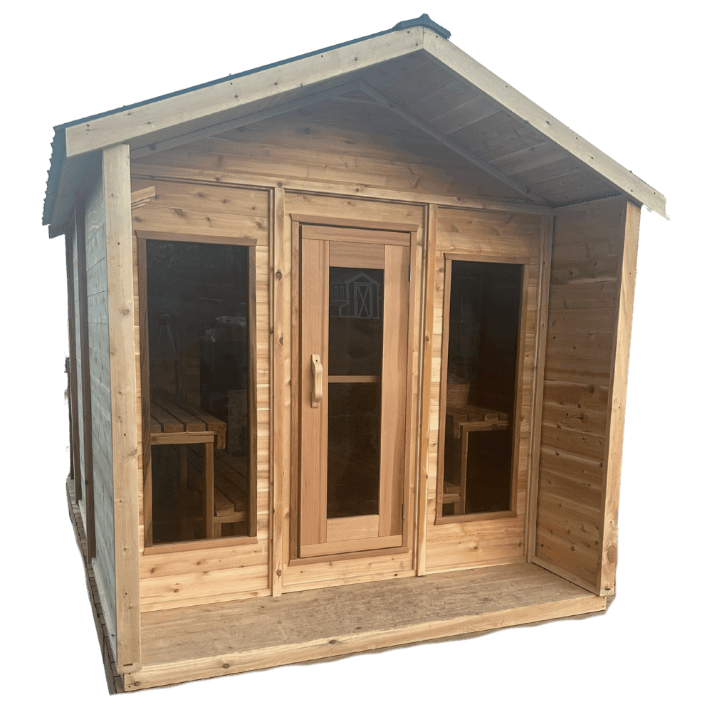 Sauna Central Shed 8×10 + Porch